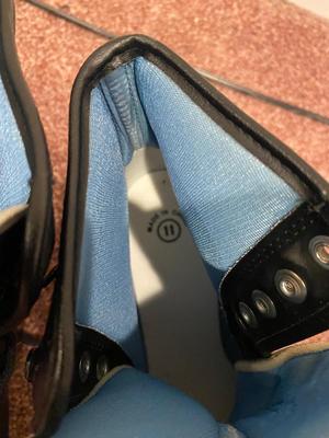 LIKE NEW MENS SIZE 11 AMERICAN ROCKET FIGURE SKATES
