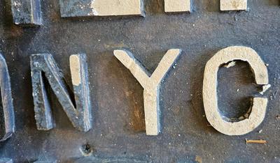 Reproduction New York City Manhole Sewer Cover NYC TABLE