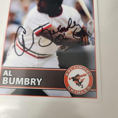 10 Baltimore Orioles signed Autographed photo Cards Al Bumbry Paul Blair Sidney Ponson Boog Powell ++