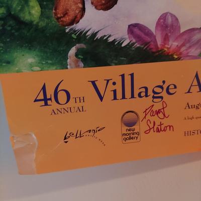 Framed ‘39th Annual Village Art & Craft Fair’ Poster (BD-BM)