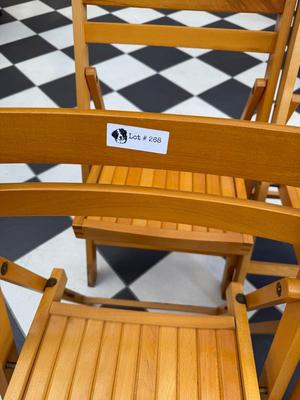 Set of 4 Folding Chairs