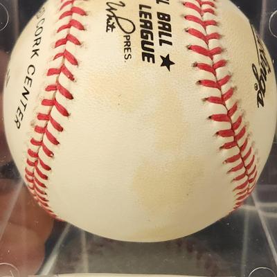 Al Oliver Pirates OMLB Signed Autographed Baseball In Collectors Case