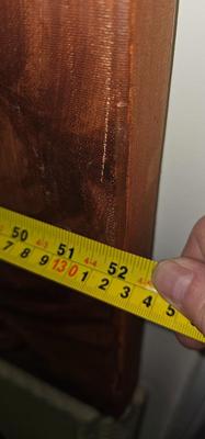 Large Maplewood History Painting on Canvas Jefferson Village