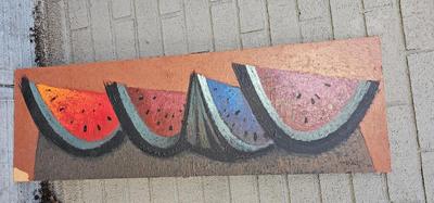Watermelon slices Painting
