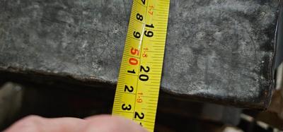 Antique Wood Carpenters Tool Chest Beautiful Faded Paint Tin on Top