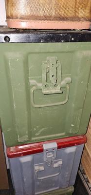 3 Military Ammo Boxes