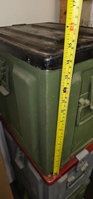 3 Military Ammo Boxes