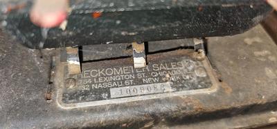 Antique Check Printer Lightening Check Writer Checkometer