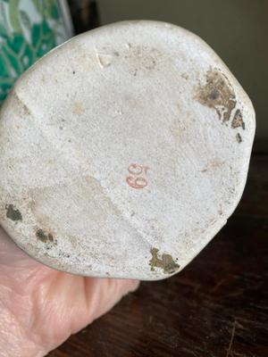 Vintage bird flower frogs