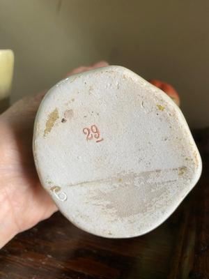 Vintage bird flower frogs