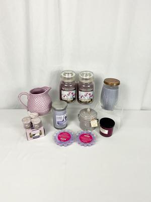 Lot M 379 Purple Yankee Candle Lot