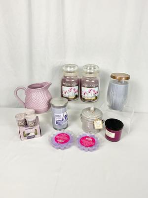 Lot M 379 Purple Yankee Candle Lot