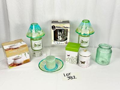 Lot M 382 Green Garden Yankee Candle Lot