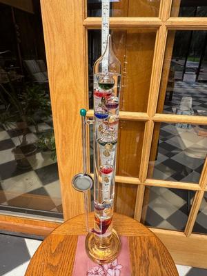 Vintage Glass Galileo Thermometer