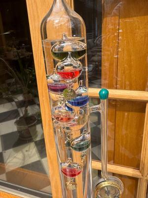 Vintage Glass Galileo Thermometer