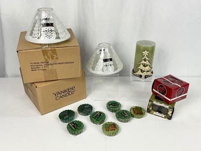 Lot M 389 Yankee Candle Snowman Lot