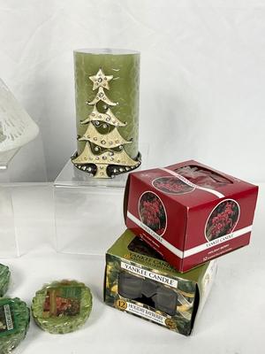 Lot M 389 Yankee Candle Snowman Lot