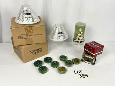 Lot M 389 Yankee Candle Snowman Lot