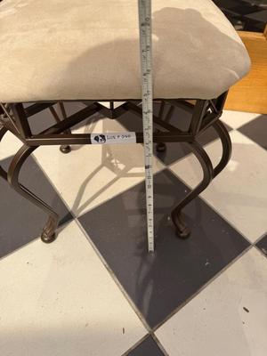Metal Vanity Stool