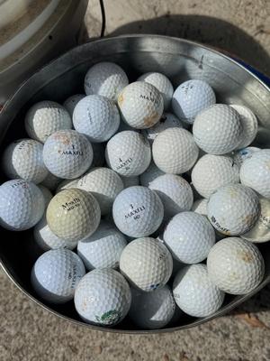 Golf Balls -Used - 2 Buckets