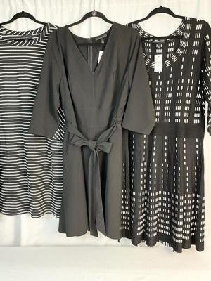 Lot D 395 Black & White Women’s Lot (18-20) Lane Bryant