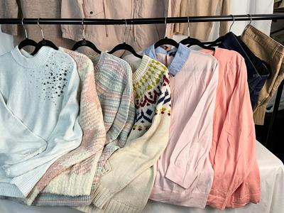 Lot D 396 Colorful Pastel Women’s Clothing Lot (XXL)
