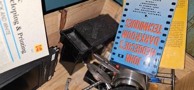 Beseler Photo Enlarger and Supplies for darkroom