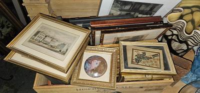 Box of Art! Vintage Frames! Surprise yourself!