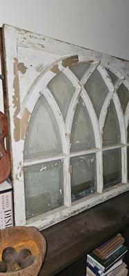 Cool old window! Shabby Chic!
