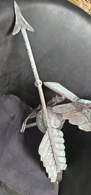 Vintage copper eagle Weather Vane