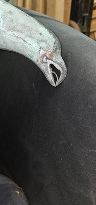 Vintage copper eagle Weather Vane