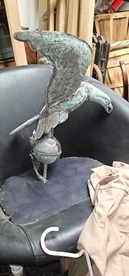 Vintage copper eagle Weather Vane