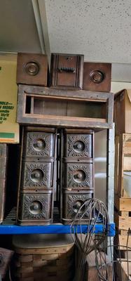 Bunch of drawers from antique sewing machine