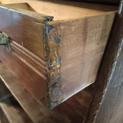 LOT 1: Antique Open Bookcase