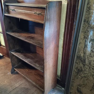 LOT 1: Antique Open Bookcase