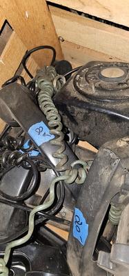 Box of vintage Telephones! Instant collection