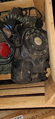 Box of vintage Telephones! Instant collection