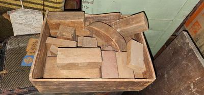 Small Box of vintage Blocks
