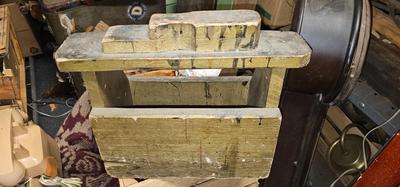 Antique shoe shine box
