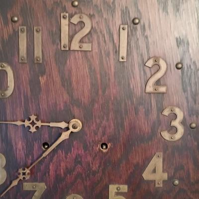 LOT 1: Arts & Crafts Tall Case Mission Clock