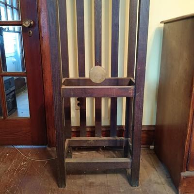 LOT 1: Arts & Crafts Tall Case Mission Clock