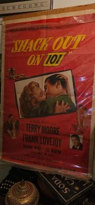 Original Vintage movie poster "Shack Out on 101" 1956 Litho