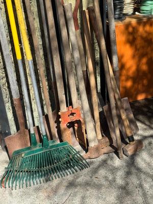Lot of 13 used Garden Tools