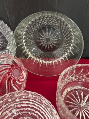 Vintage Crystal Glass Bowls - Set of 15