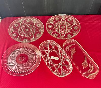 Vintage Crystal Glass - Set of 5