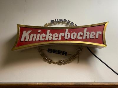 Vintage Knickerbocker Beer sign