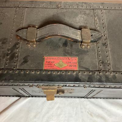 A1438 Antique Joshua Conner & Son Trunk