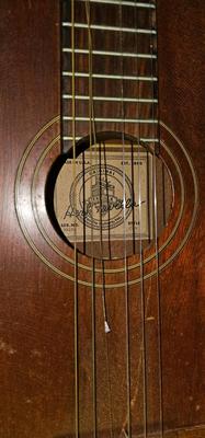 Herk Favilla C-5 Guitar with Customized Case!