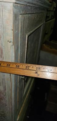 Vintage Cabinet with a door and 3 drawers