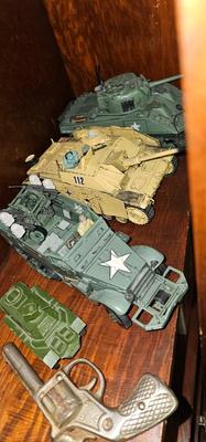 Toy Tanks Collection Forces of Valor, Plus Old Dinky Toy